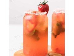 酸甜清爽的薄荷草莓雞尾酒！